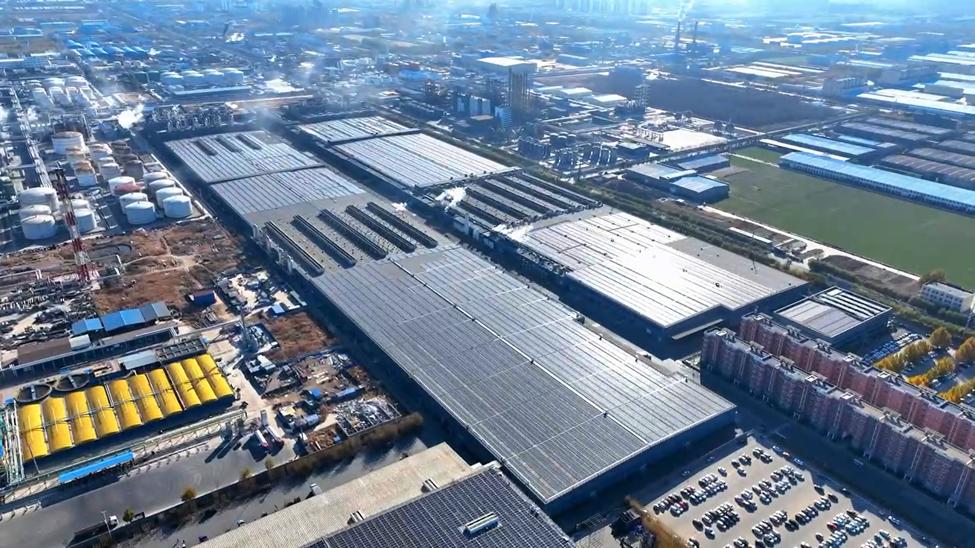 美狮贵宾会会员登录网址承建的省内容量最大分布式光伏及配储项目完成全容量并网交付